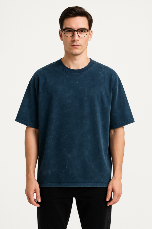 Kingdom Drip – Acid-Washed Oversized Tee