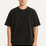 "Midnight Storm" Acid Wash Oversized T-Shirt