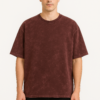 π· "Wine Rush" Acid Wash Oversized T-Shirt π