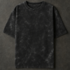 "Midnight Storm" Acid Wash Oversized T-Shirt