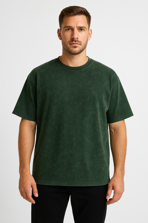 Stone-Wash Vibe 💚 Oversized Unisex Tee