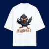 ⚡ “Warning – Loud & Moody” Oversized Tee 🐦🔥