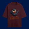 ⚡ “Warning – Loud & Moody” Oversized Tee 🐦🔥