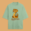 ⚡ “Warning – Low Patience” Oversized Tee 🐍🔥