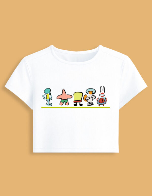 ⭐ Bikini Bottom Squad Baby Tee 🖤