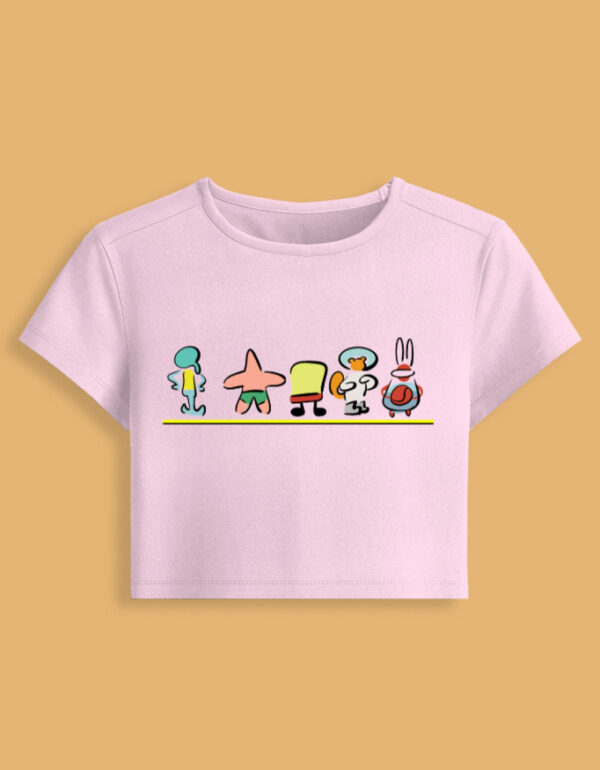 ⭐ Bikini Bottom Squad Baby Tee 🖤