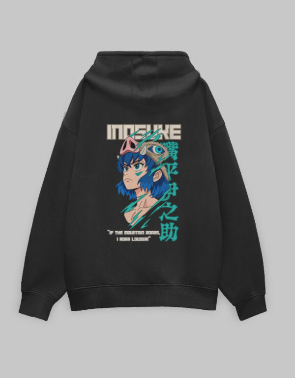 Inosuke Beast Mode Anime Hoodie 🐗🔥