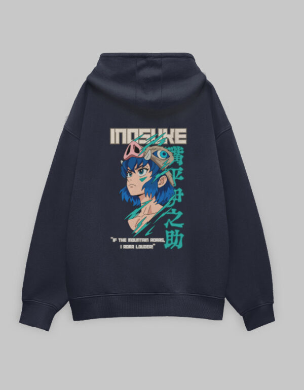Inosuke Beast Mode Anime Hoodie 🐗🔥
