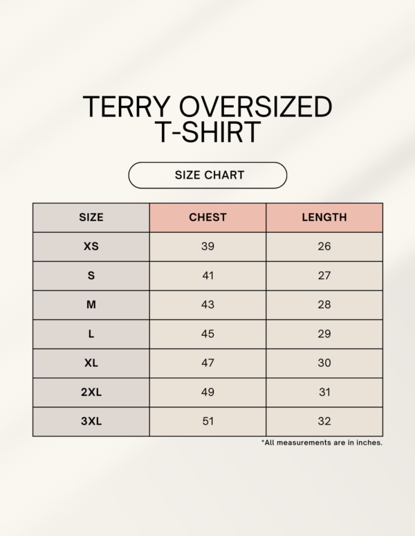 Tanjiro Anime Oversized Terry T-Shirt