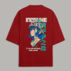 Inosuke Anime Oversized Terry T-Shirt