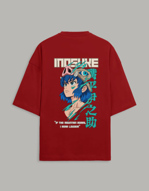 Inosuke Anime Oversized Terry T-Shirt