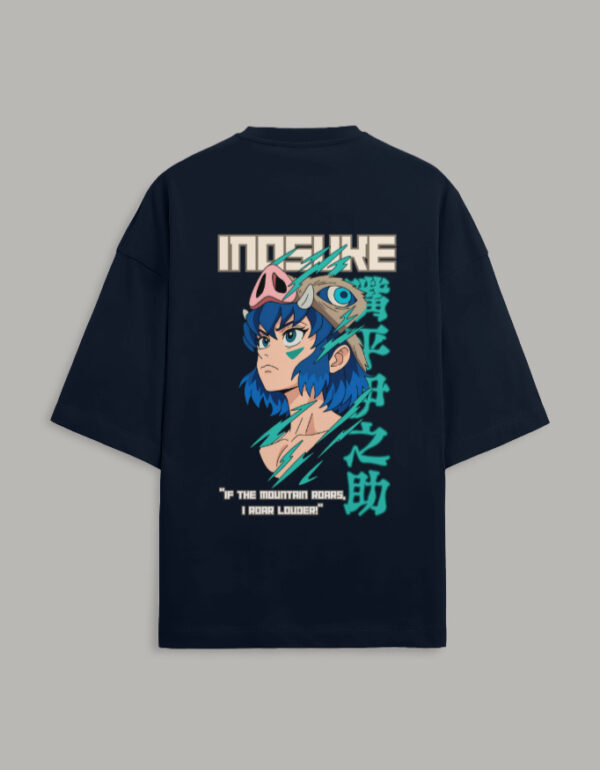 Inosuke Anime Oversized Terry T-Shirt