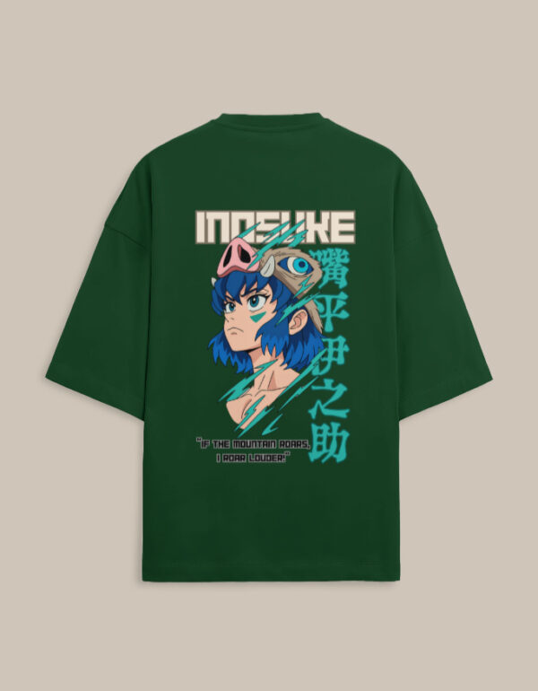 Inosuke Anime Oversized Terry T-Shirt