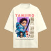 Tanjiro Anime Oversized Terry T-Shirt