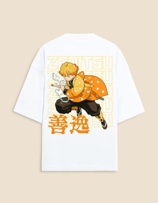 Zenitsu Anime Oversized Terry T-Shirt