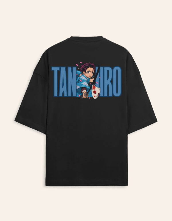 Tanjiro Anime Oversized Terry T-Shirt