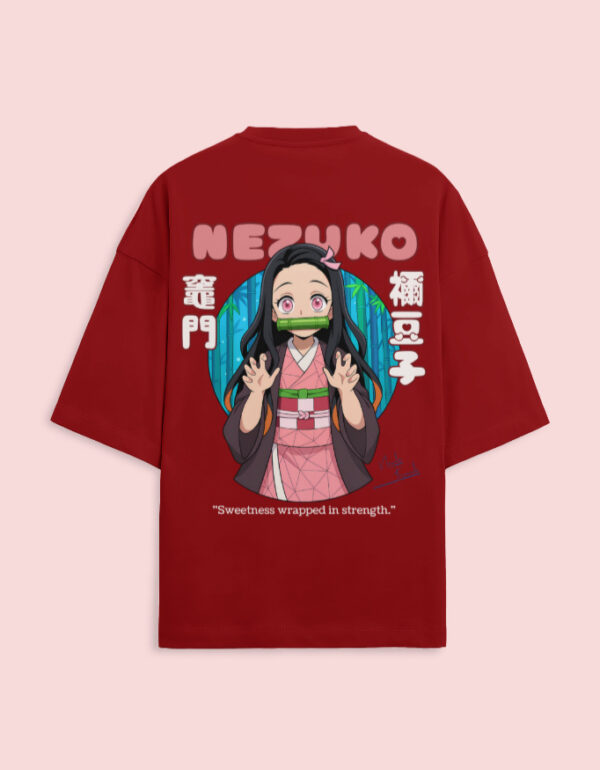 Nezuko Anime Oversized Terry T-Shirt