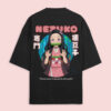Nezuko Anime Oversized Terry T-Shirt