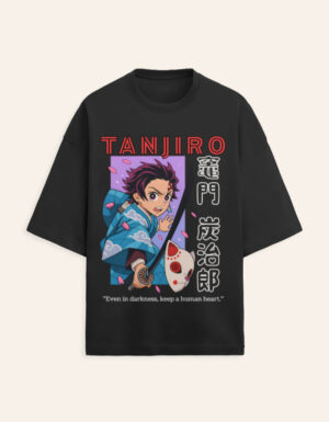img_96b9800e2e9af2.jpg Tanjiro Anime Oversized Terry T-Shirt