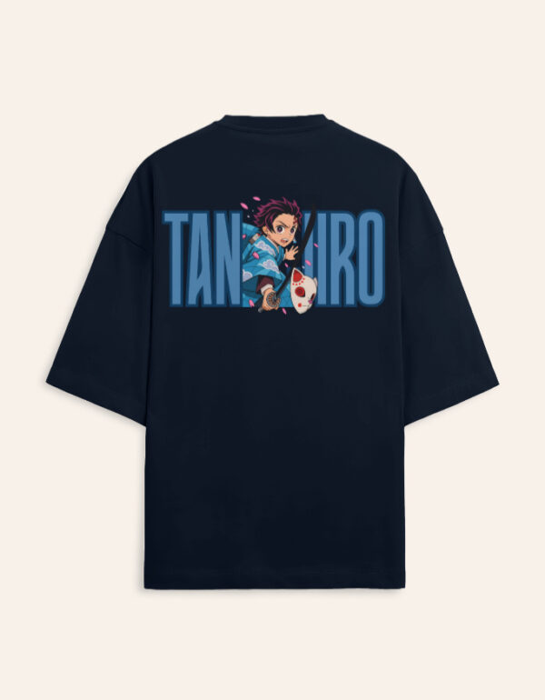 Tanjiro Anime Oversized Terry T-Shirt
