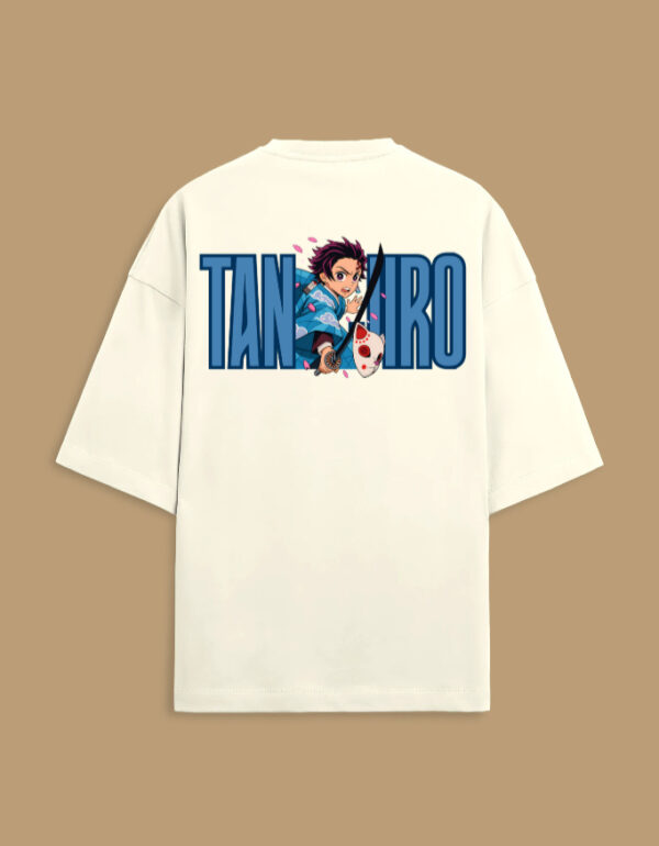 Tanjiro Anime Oversized Terry T-Shirt