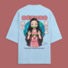 Nezuko Anime Oversized Terry T-Shirt