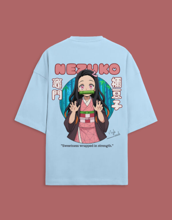 Nezuko Anime Oversized Terry T-Shirt