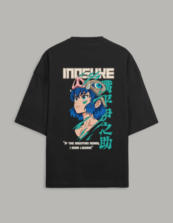 Inosuke Anime Oversized Terry T-Shirt