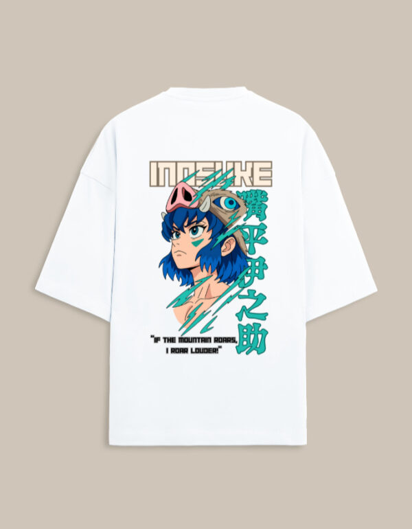 Inosuke Anime Oversized Terry T-Shirt