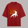 GOAT 18 Cricket Inspired Oversized T-Shirt