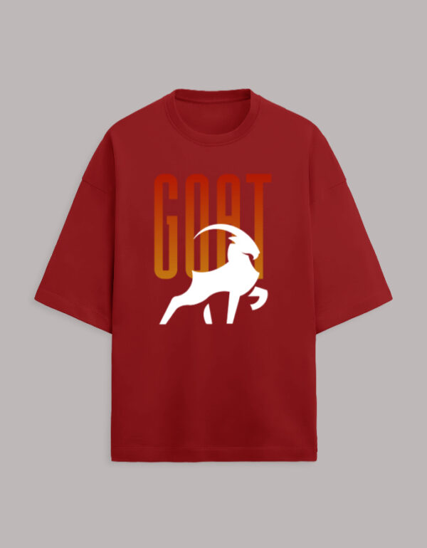 GOAT 18 Cricket Inspired Oversized T-Shirt
